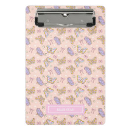 Mini Prancheta Branca de Borboleta Branca Personalizada