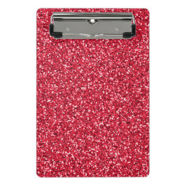 Mini Prancheta Brick Red Glitter