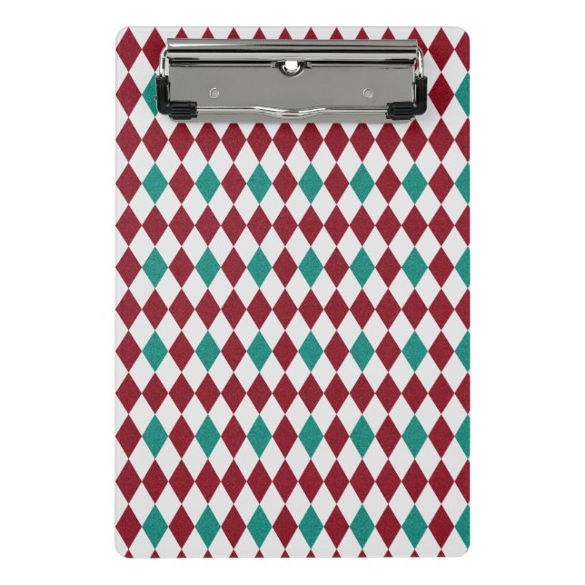 Mini Prancheta Brilhante Vermelho e Azul (Frente)