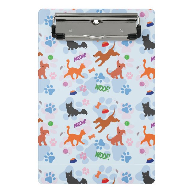 Mini Prancheta Cachorros e Gatinhos (Frente)