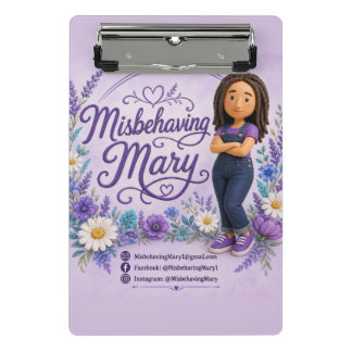 Mini Prancheta Caderno Mary Malandra