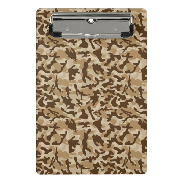 Mini Prancheta Camuflagem do Deserto (Frente)