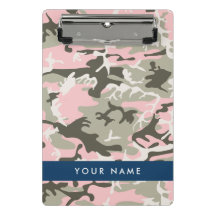 Camuflagem rosa e verde Seu nome personaliza