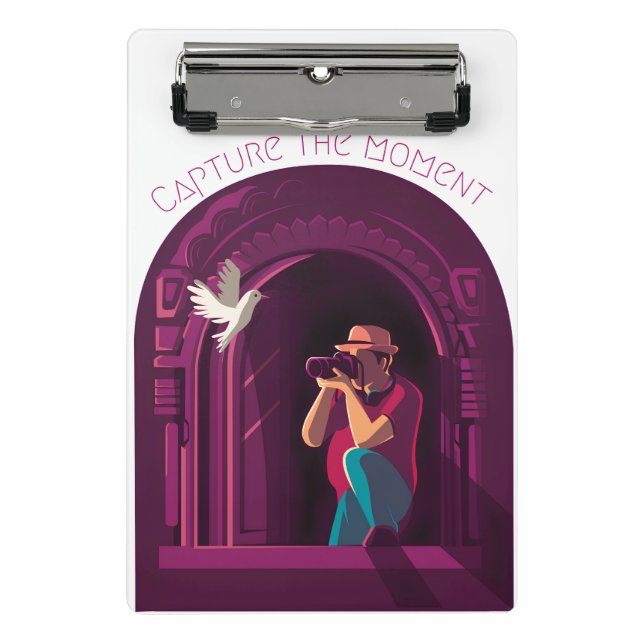 Mini Prancheta Capturar o momento (Frente)