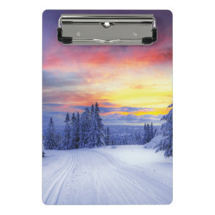 Mini Prancheta Cenário de inverno