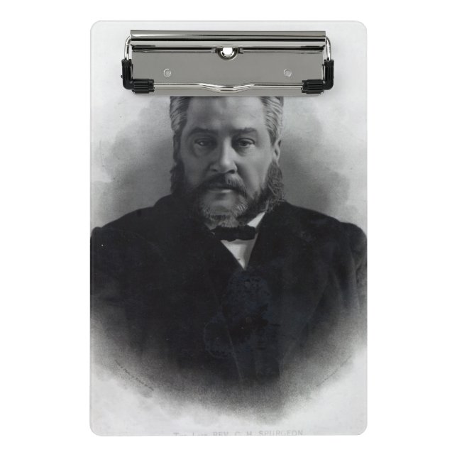Mini Prancheta Charles reverendo Haddon Spurgeon (Frente)