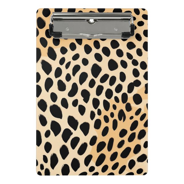 Mini Prancheta Cheetah Impressão Pattern (Frente)