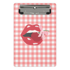 Mini Prancheta Cherry Red Lábios Coquette