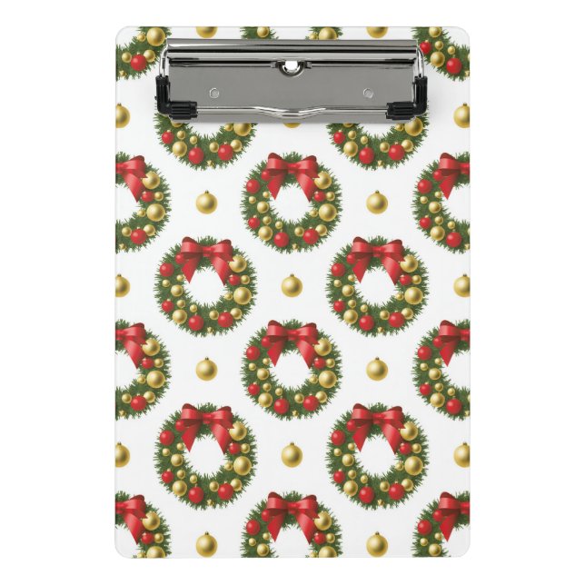 Mini Prancheta Christmas Wreaths (Frente)