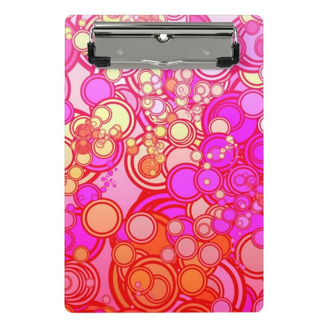 Mini Prancheta Círculos retros (Frente)