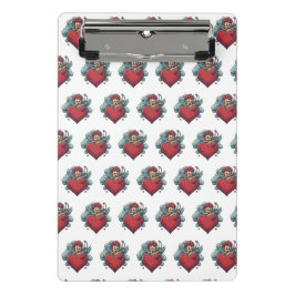 Mini Prancheta Clássicos Inclusos: Clipboards Heart & Cupid