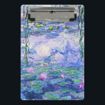 Mini Prancheta Claude Monet Water Libera A Arte Impressionante Fr<br><div class="desc">Claude Monet Water Libera O Impressionista Francês ArtWater Lily (ou Ninfheas) é uma série de aproximadamente 250 pinturas de óleo pelo Impressionista Francês Claude Monet. As pinturas retratam o jardim floral de Monet em Giverny.</div>