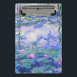 Mini Prancheta Claude Monet Water Libera A Arte Impressionante Fr<br><div class="desc">Claude Monet Water Libera o Impressionista Francês Lírios de Água de Arte (ou Ninfas) é uma série de aproximadamente 250 pinturas de óleo pelo Impressionista Francês Claude Monet. As pinturas retratam o jardim floral de Monet em Giverny.</div>