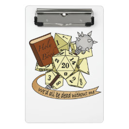 Mini Prancheta Cleric Dice Design