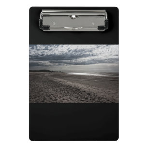 Mini Prancheta Cloudy beach at the North Sea