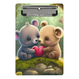 Mini Prancheta Cogumelos cubanos na área de transferência florest