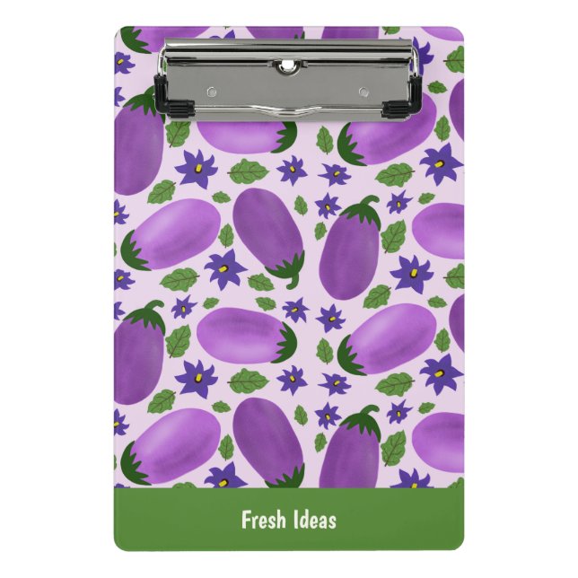 Mini Prancheta Coleção Berinjela Blush & Bloom – Lilás Suave (Frente)