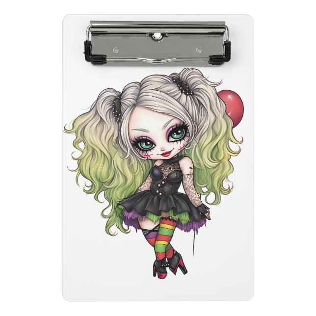 Mini Prancheta Coleção de Design de Halloween de Garota Bonita 15 (Frente)