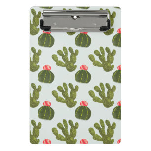 Mini Prancheta Coleção Llamarama Padrão de Cactus Cute