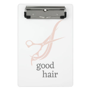 Mini Prancheta Colorido de Lista de Estilos Simples de Cabelo