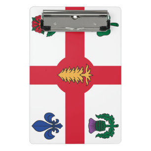Mini prancheta com a bandeira de Montreal, Canadá