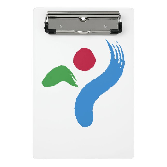 Mini prancheta com a bandeira de Seul, Coreia do S (Frente)