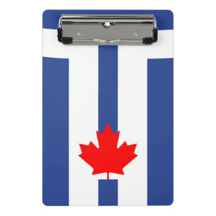 Mini prancheta com a bandeira de Toronto, Canadá