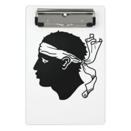 Mini prancheta com pavilhão da Córsega