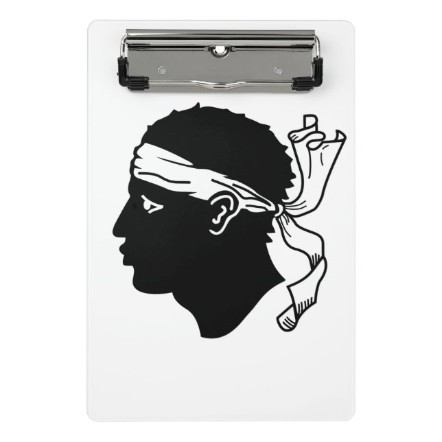 Mini prancheta com pavilhão da Córsega (Frente)