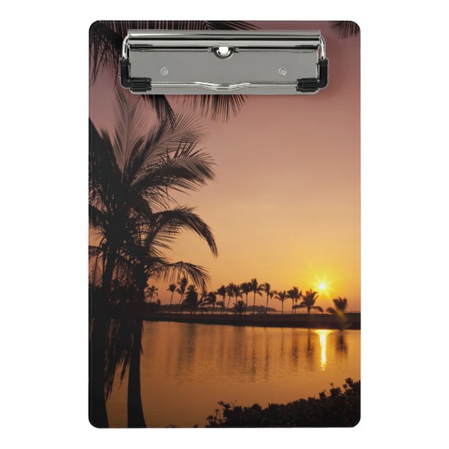 Mini Prancheta Configuração solar na Baía de Anaeho'omalu, Ilha G (Frente)