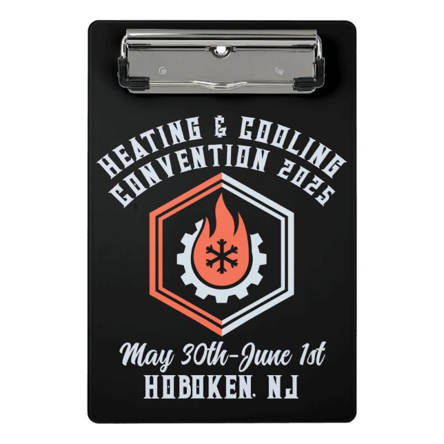 Mini Prancheta Convenção de Aquecimento e Resfriamento do Estilo  (Frente)