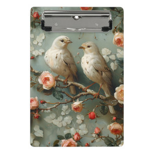 Mini Prancheta Coquette Birds Floral
