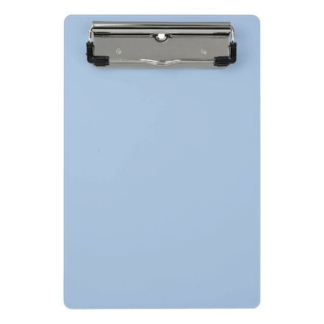 Mini Prancheta Cor Sólida Pó Azul Mola Pastel (Frente)