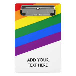 Mini Prancheta CORES DO RAINBOW FLAG + suas ideias