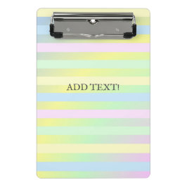 Mini Prancheta Cores pastosas do arco-íris