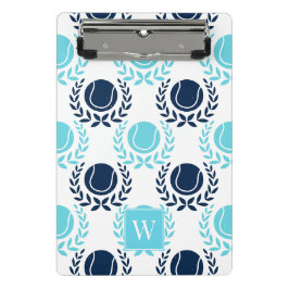 Mini Prancheta Coroa de Louro de Tênis Preppy - Azul Marinho e Tu