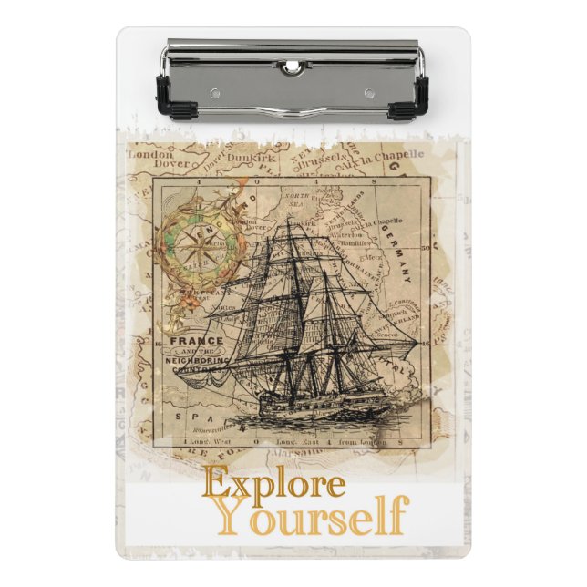 Mini Prancheta Cotação Motivacional Moderna Elegante (Frente)