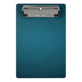 Mini Prancheta Couro azul