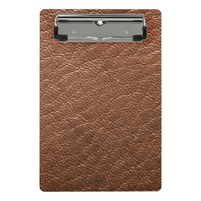 Mini Prancheta Couro castanho (Frente)