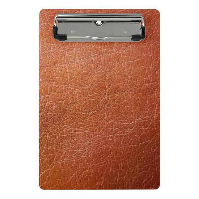 Mini Prancheta Couro castanho (Frente)