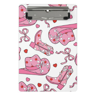 Mini Prancheta Cowgirl Coquette Pink