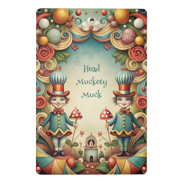 Mini Prancheta Create Your Own Whimsical Tweedles (Verso)