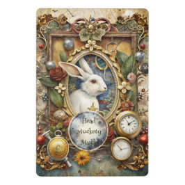 Mini Prancheta Create Your Own Whimsical White Rabbit