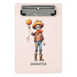 Mini Prancheta Criança Adorável Zombie - Halloween Bonito (3)