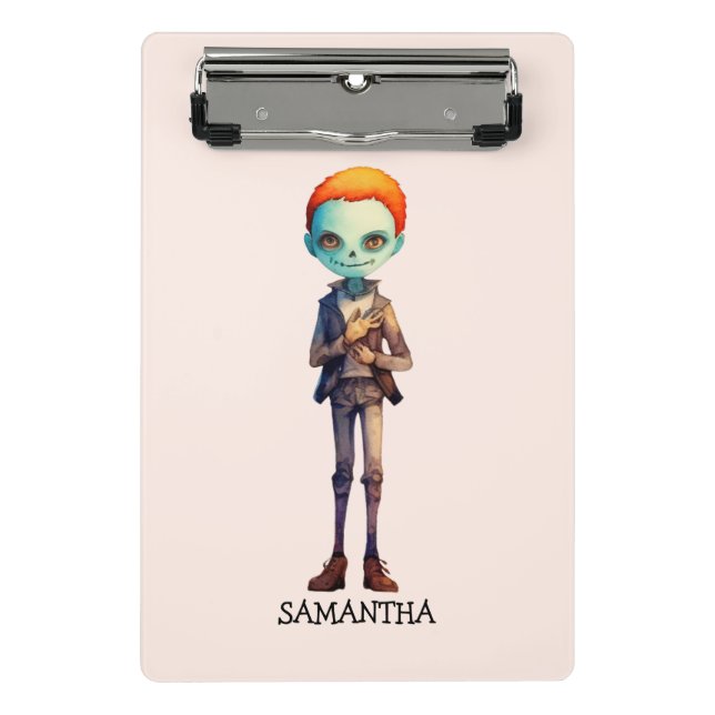 Mini Prancheta Criança Zombie Macabra Adorável Mas Bonita - Macab (Frente)