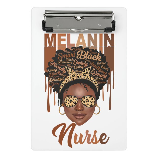 Mini Prancheta Crianças negras podem amamentar melanina irmã (Frente)