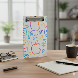 Mini Prancheta Crie Seu Próprio Caderno de Notas Personalizado Si
