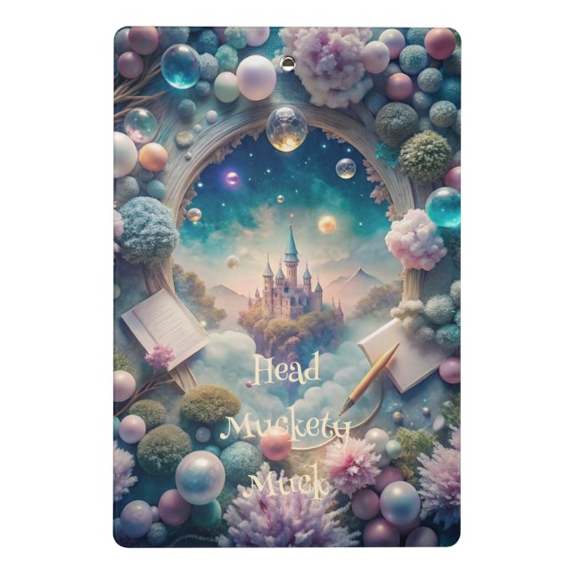 Mini Prancheta Crie Seu Próprio Castelo dos Sonhos Caprichoso (Verso)