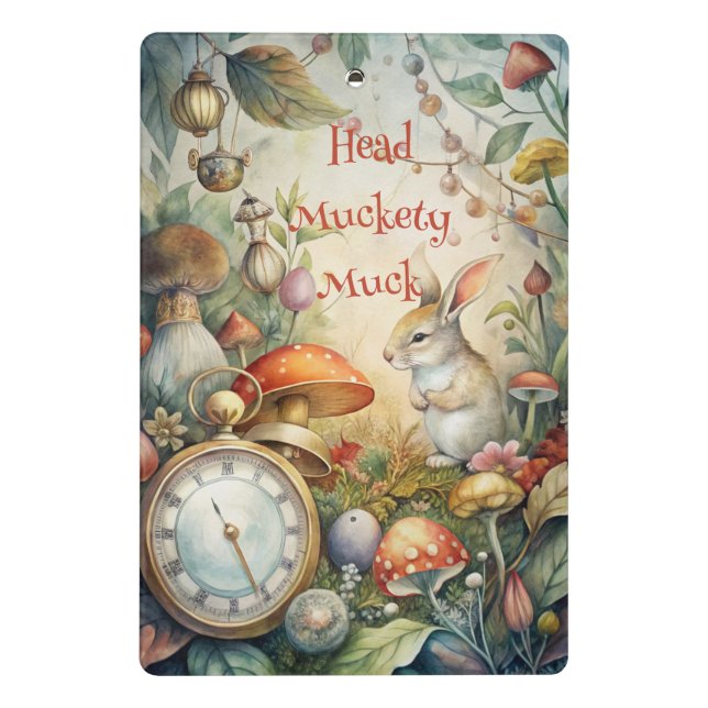 Mini Prancheta Crie Seu Próprio Chalé de Coelho Caprichoso (Verso)