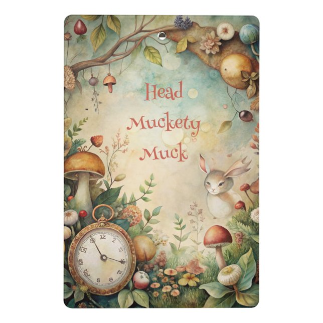 Mini Prancheta Crie Seu Próprio Jardim de Coelhos Caprichosos (Verso)